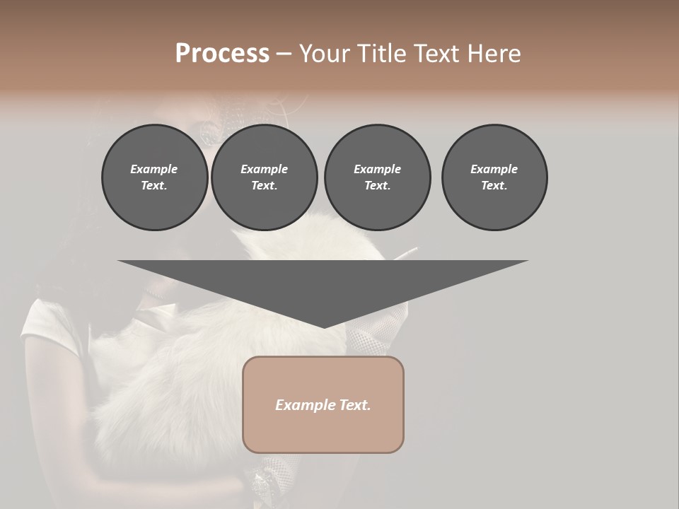 Fashion Red Female PowerPoint Template