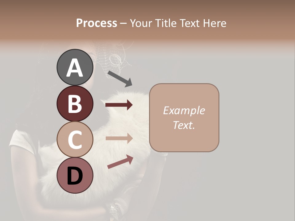 Fashion Red Female PowerPoint Template