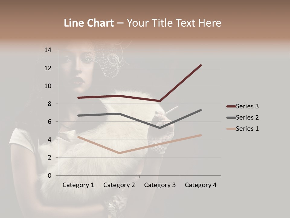 Fashion Red Female PowerPoint Template