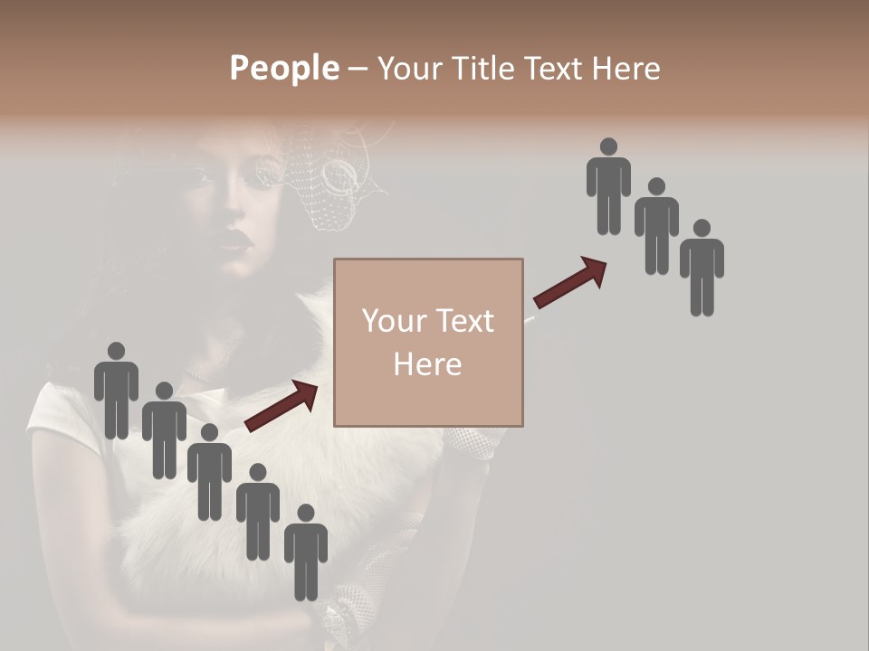 Fashion Red Female PowerPoint Template