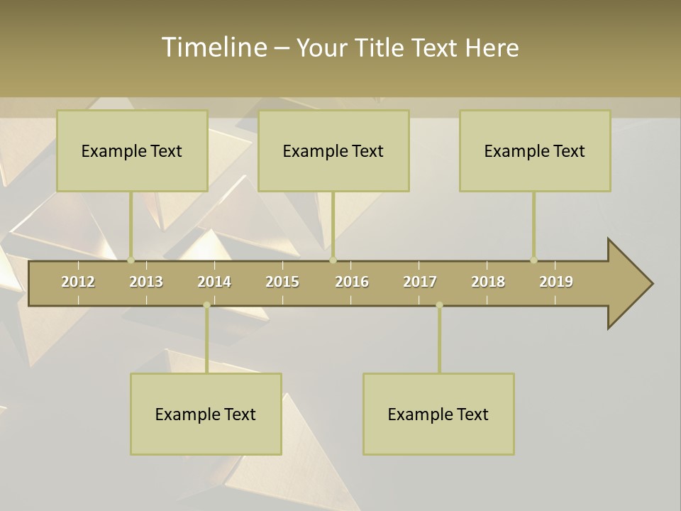 Dimensional Images Reflection PowerPoint Template