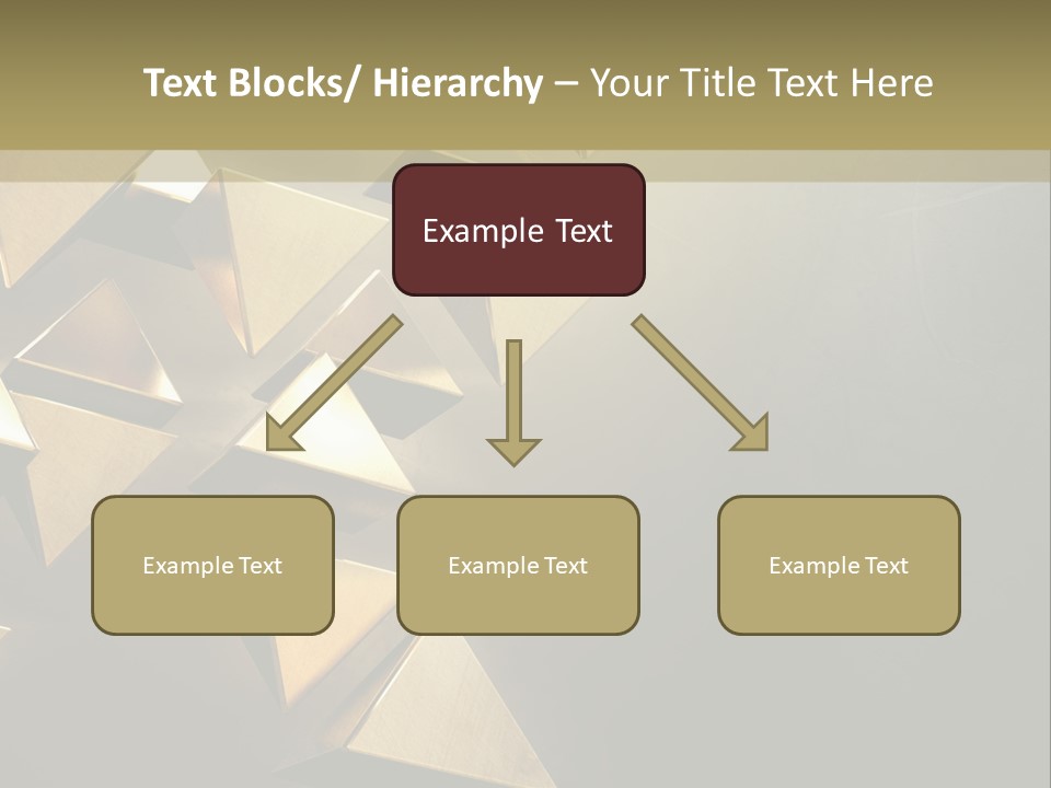 Dimensional Images Reflection PowerPoint Template