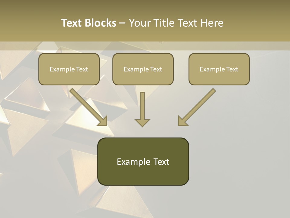 Dimensional Images Reflection PowerPoint Template