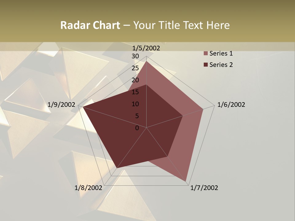 Dimensional Images Reflection PowerPoint Template