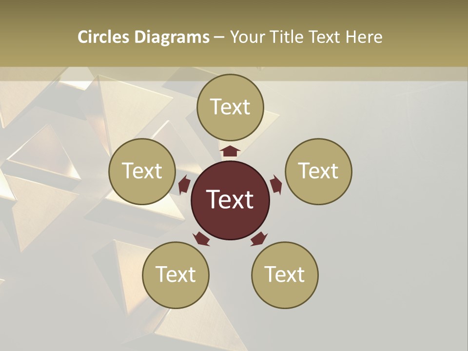 Dimensional Images Reflection PowerPoint Template