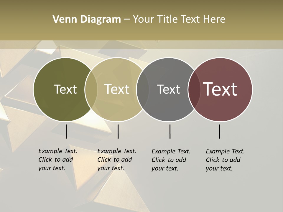 Dimensional Images Reflection PowerPoint Template