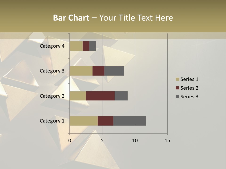 Dimensional Images Reflection PowerPoint Template