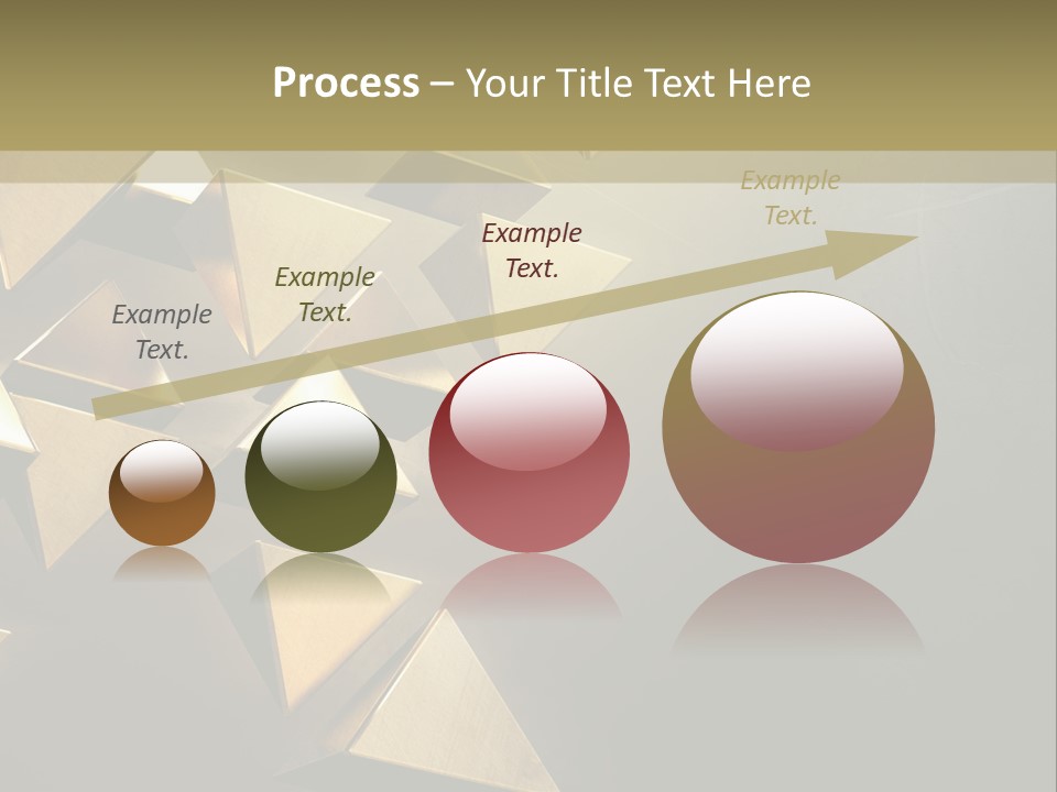 Dimensional Images Reflection PowerPoint Template