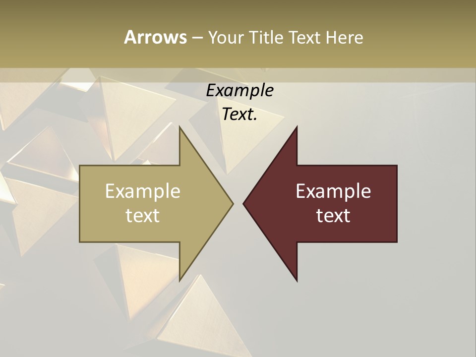 Dimensional Images Reflection PowerPoint Template