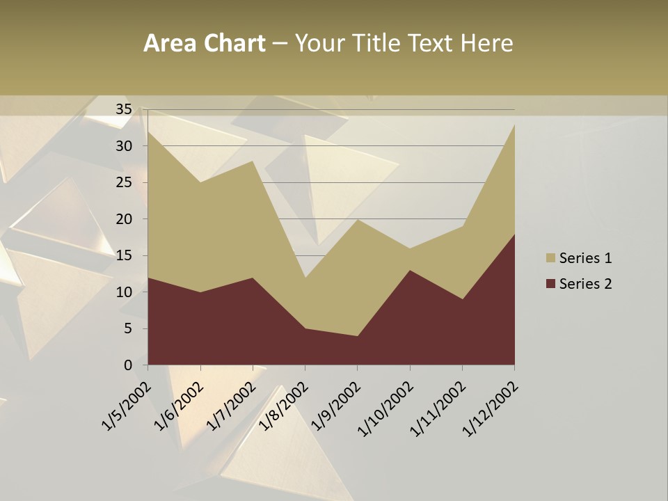Dimensional Images Reflection PowerPoint Template
