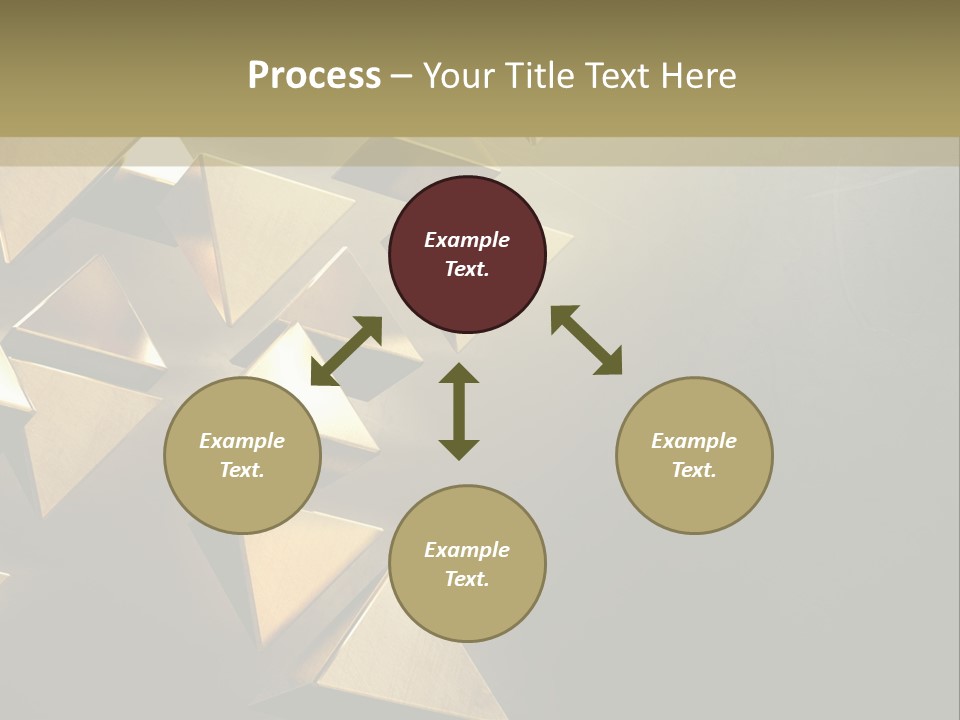 Dimensional Images Reflection PowerPoint Template