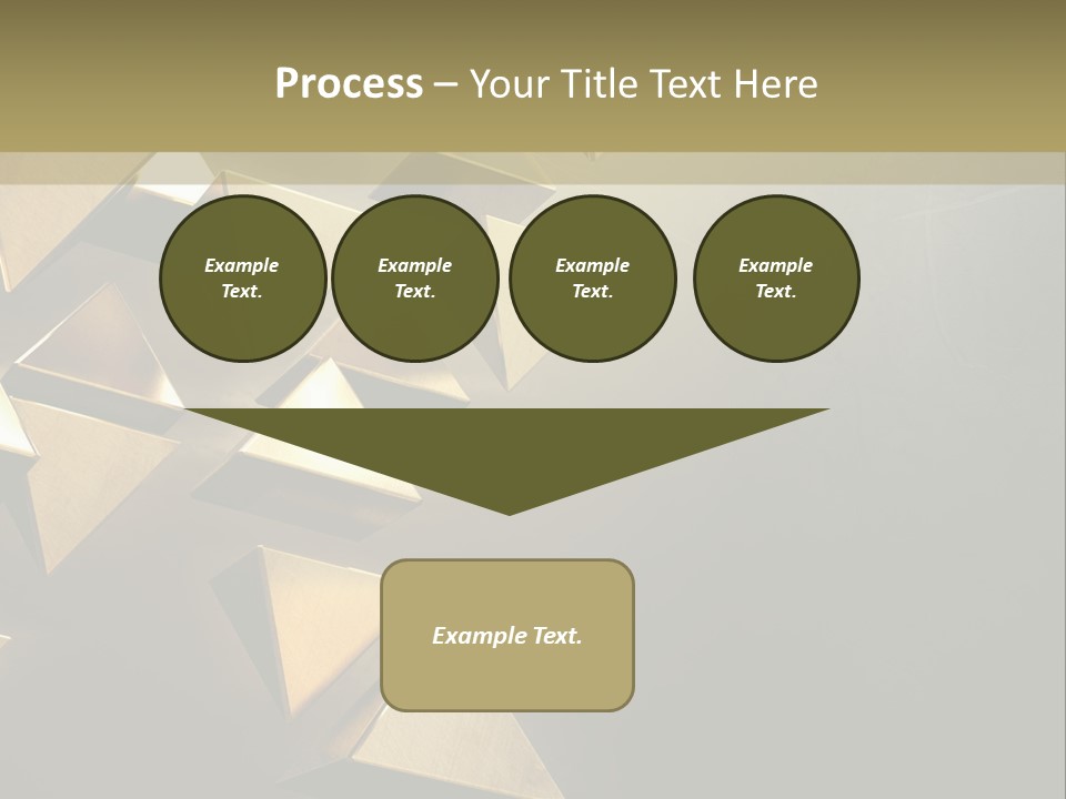 Dimensional Images Reflection PowerPoint Template