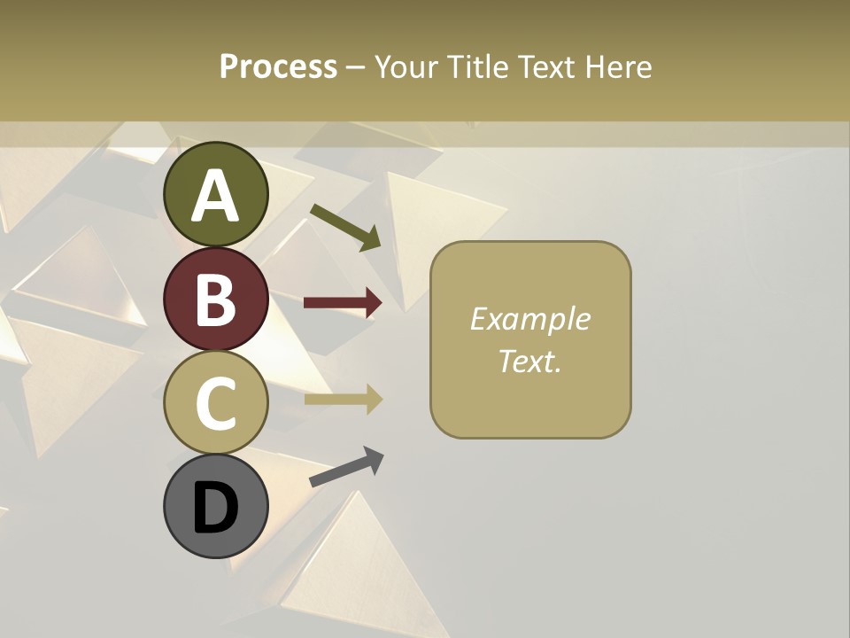 Dimensional Images Reflection PowerPoint Template