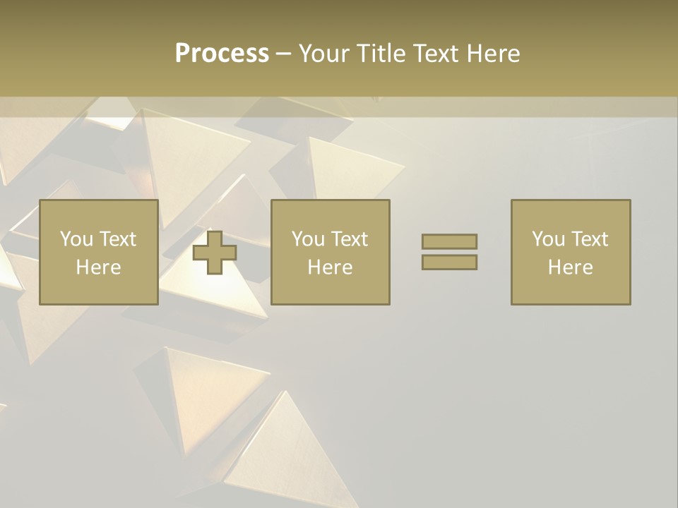 Dimensional Images Reflection PowerPoint Template