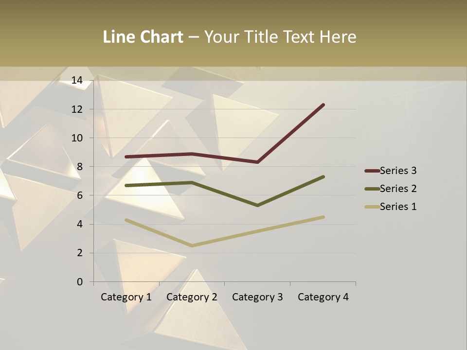 Dimensional Images Reflection PowerPoint Template