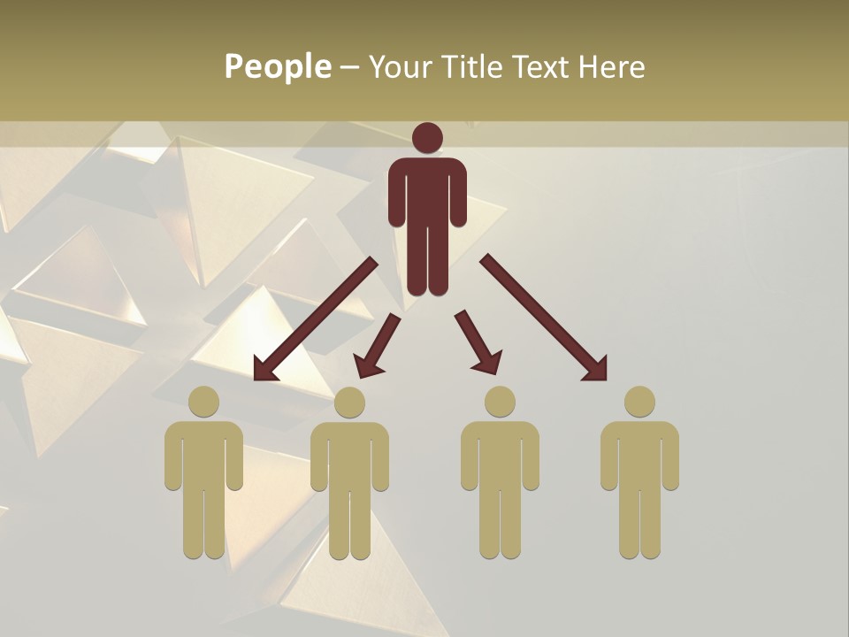 Dimensional Images Reflection PowerPoint Template