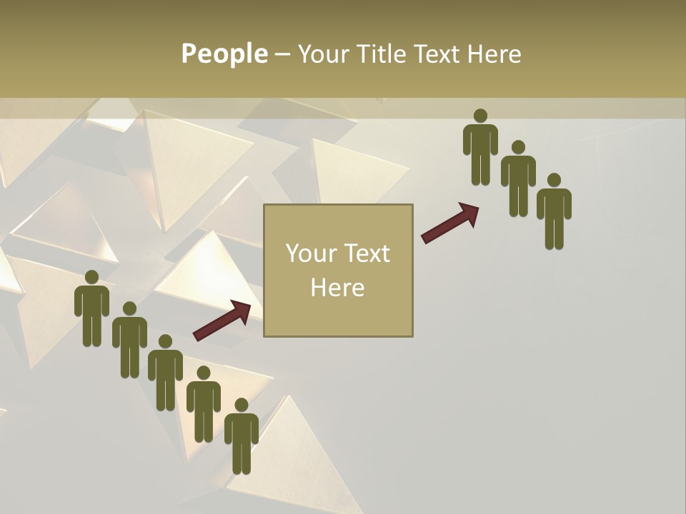 Dimensional Images Reflection PowerPoint Template
