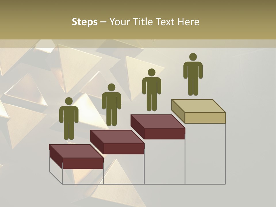 Dimensional Images Reflection PowerPoint Template