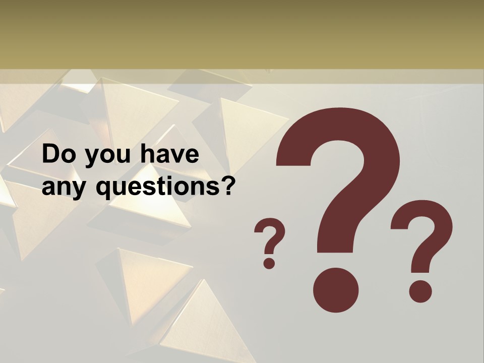 Dimensional Images Reflection PowerPoint Template