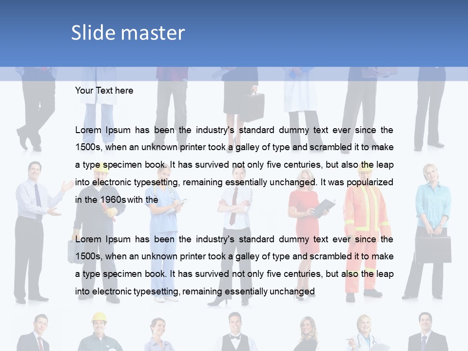 Person Plumber Teacher PowerPoint Template