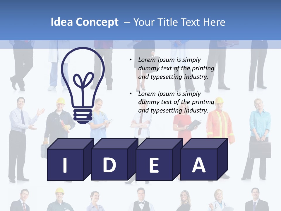 Person Plumber Teacher PowerPoint Template