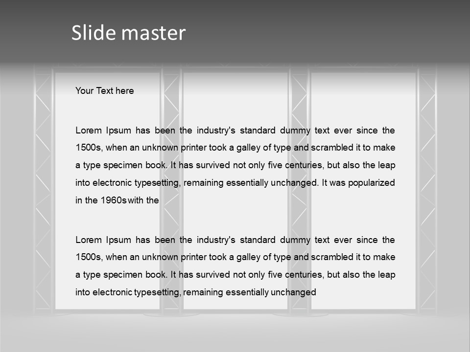 Board Human Happy PowerPoint Template