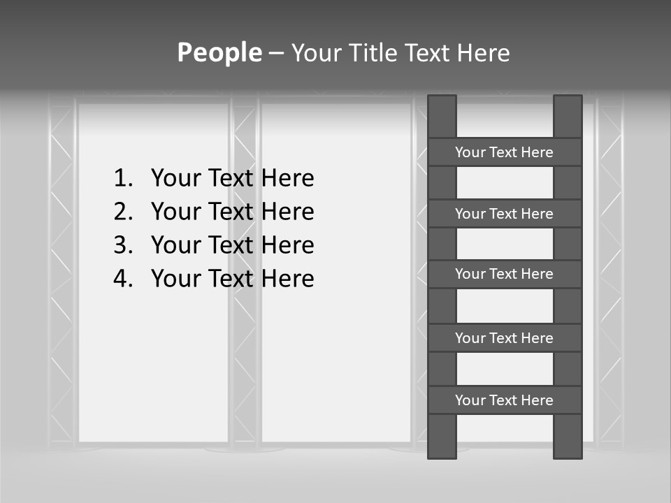 Board Human Happy PowerPoint Template