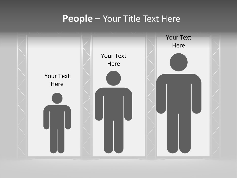 Board Human Happy PowerPoint Template