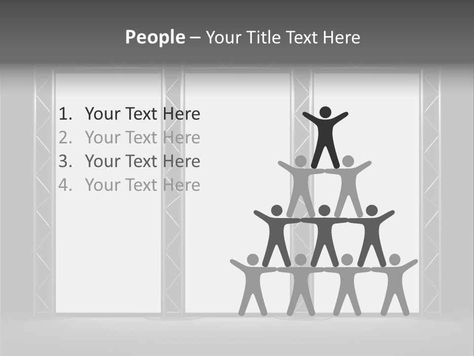 Board Human Happy PowerPoint Template