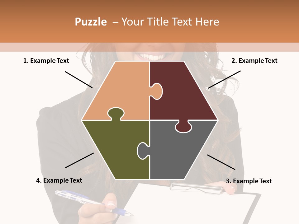 Suit Happy Pretty PowerPoint Template