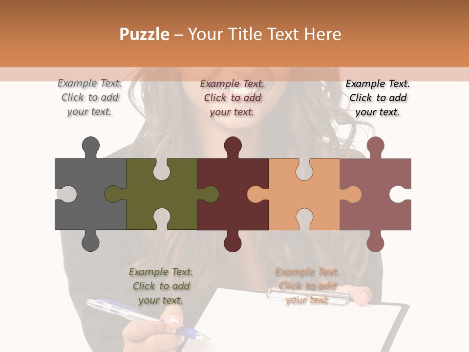 Suit Happy Pretty PowerPoint Template