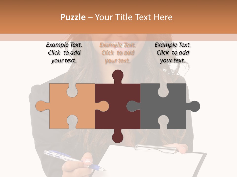 Suit Happy Pretty PowerPoint Template