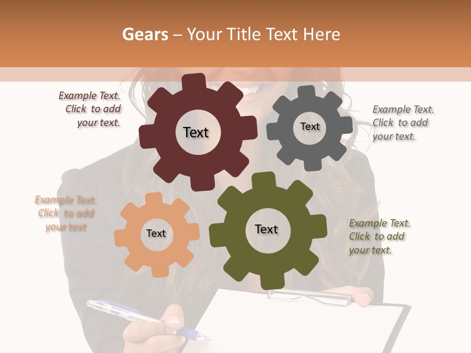 Suit Happy Pretty PowerPoint Template