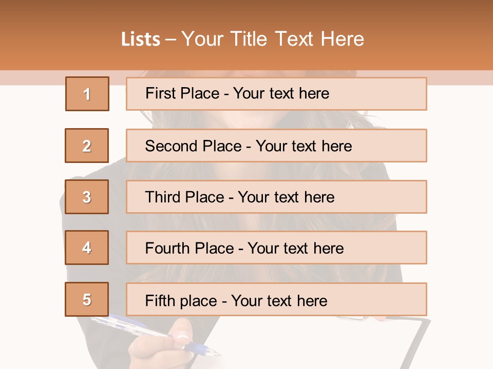 Suit Happy Pretty PowerPoint Template