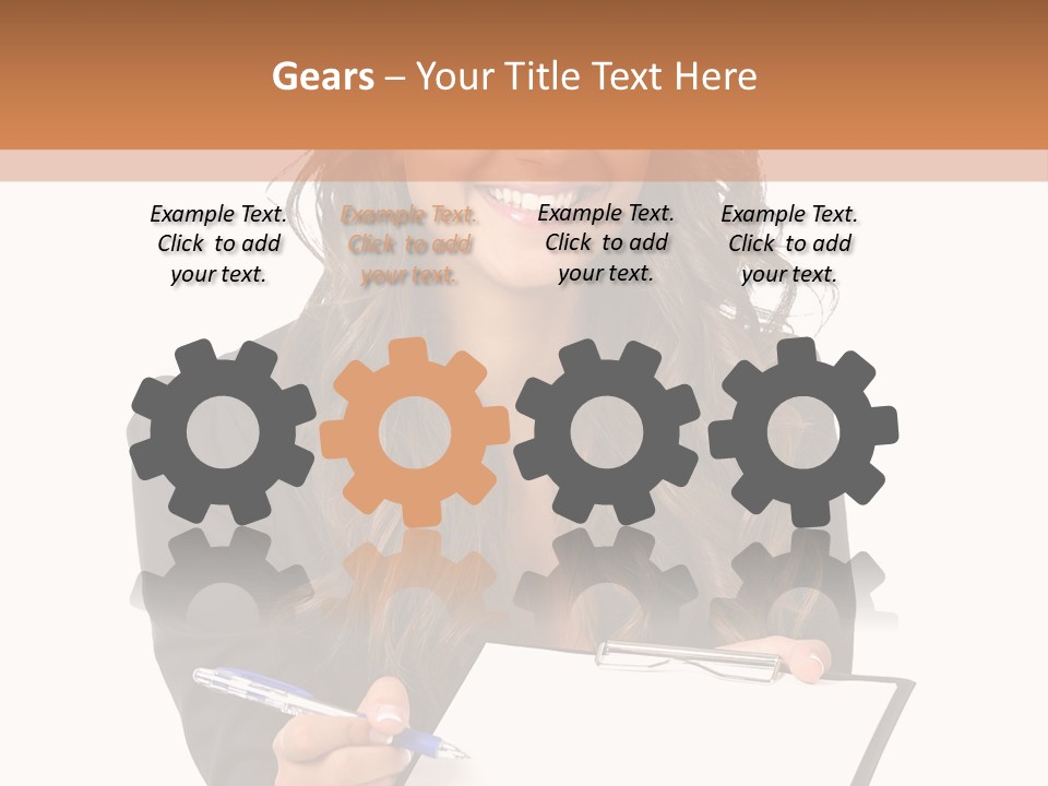 Suit Happy Pretty PowerPoint Template