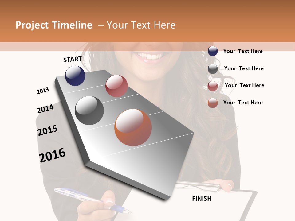 Suit Happy Pretty PowerPoint Template