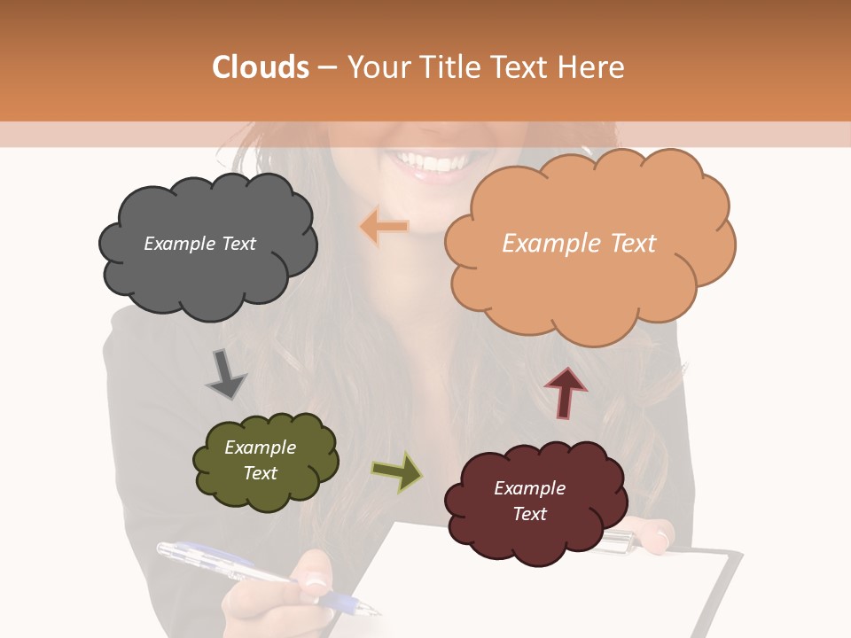 Suit Happy Pretty PowerPoint Template