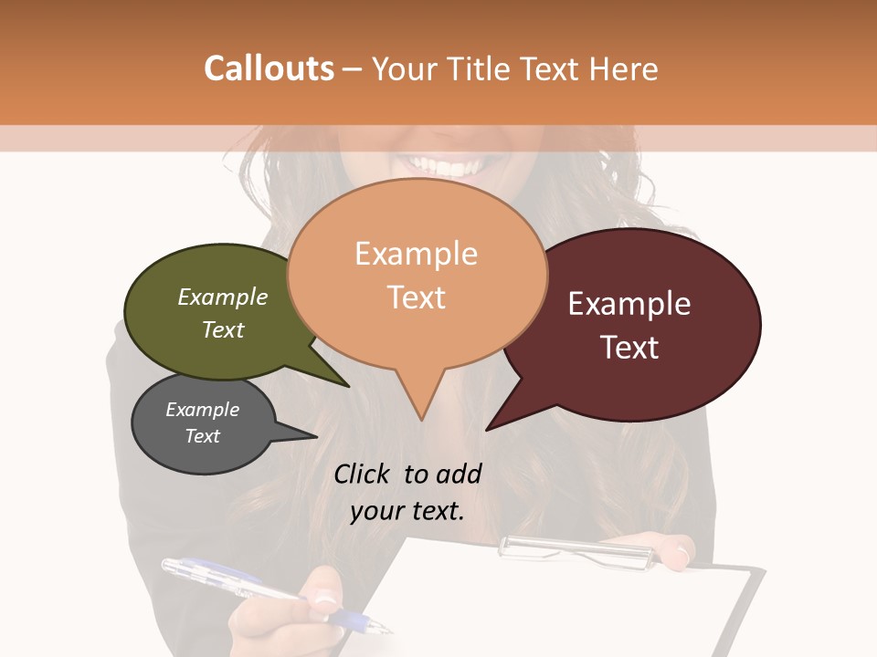 Suit Happy Pretty PowerPoint Template