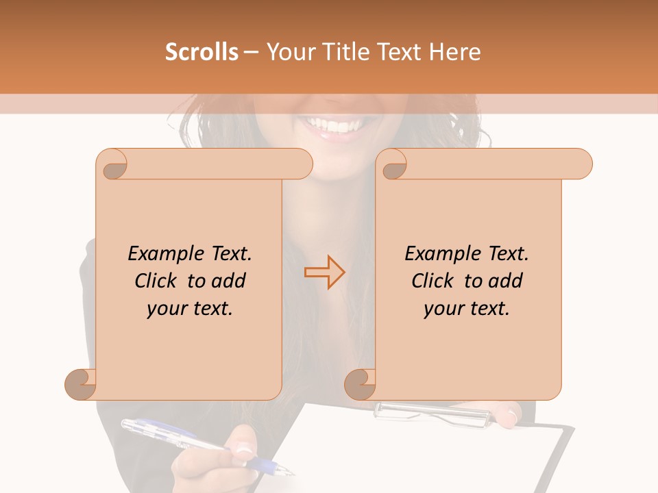 Suit Happy Pretty PowerPoint Template