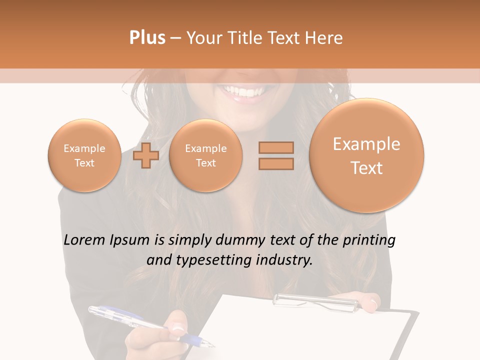 Suit Happy Pretty PowerPoint Template
