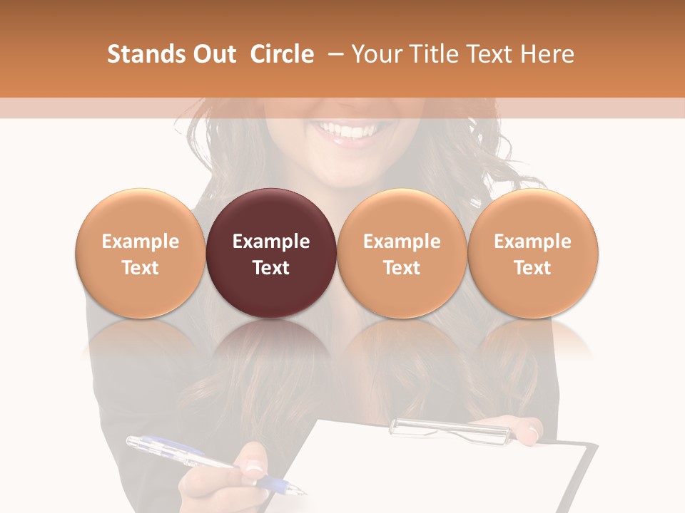 Suit Happy Pretty PowerPoint Template