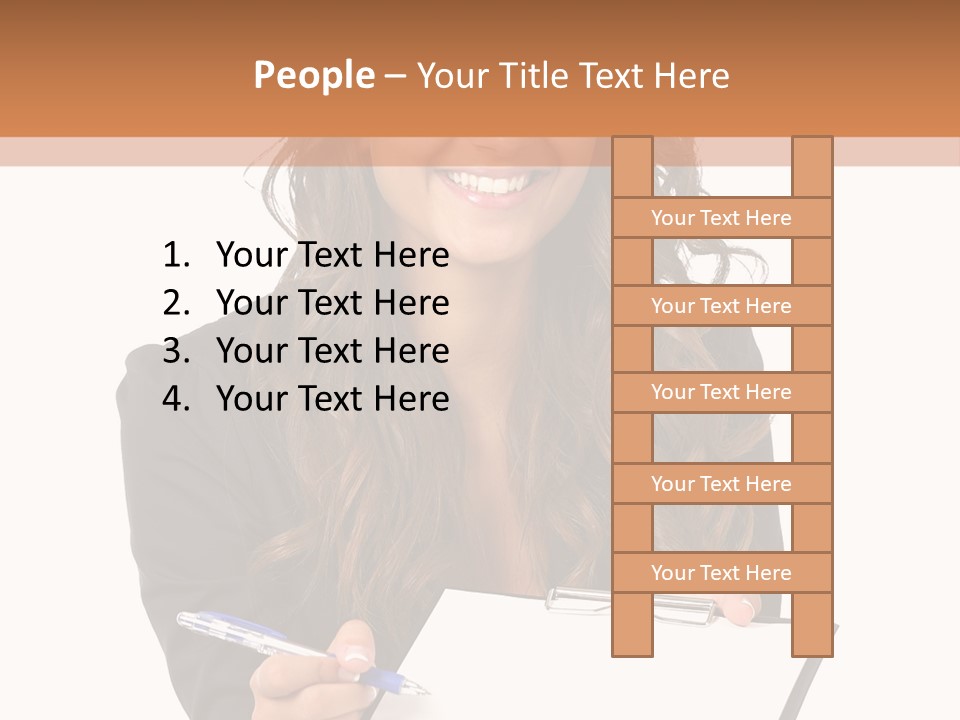 Suit Happy Pretty PowerPoint Template