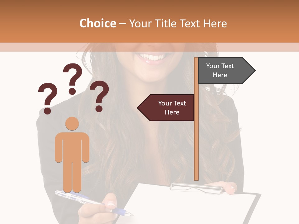 Suit Happy Pretty PowerPoint Template