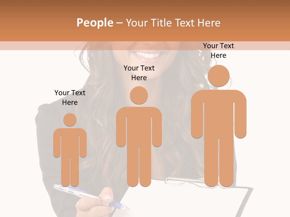 Suit Happy Pretty PowerPoint Template