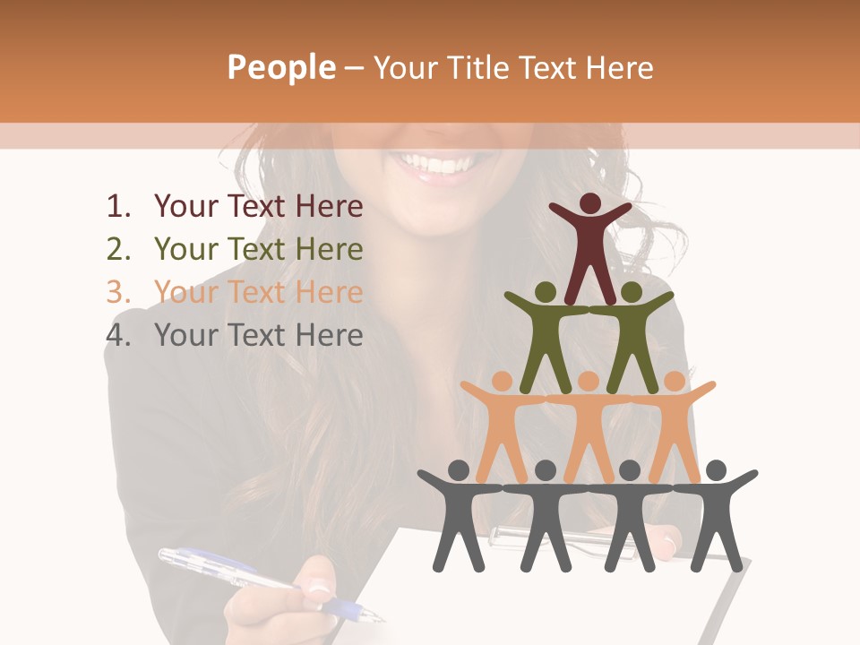 Suit Happy Pretty PowerPoint Template