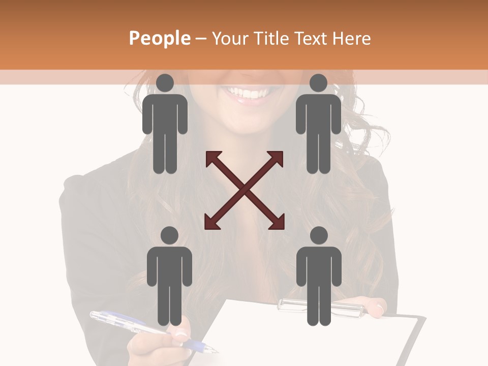 Suit Happy Pretty PowerPoint Template