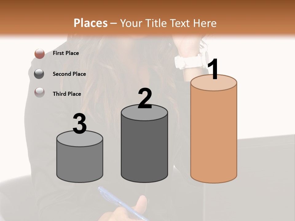 Suit Laptop Business PowerPoint Template