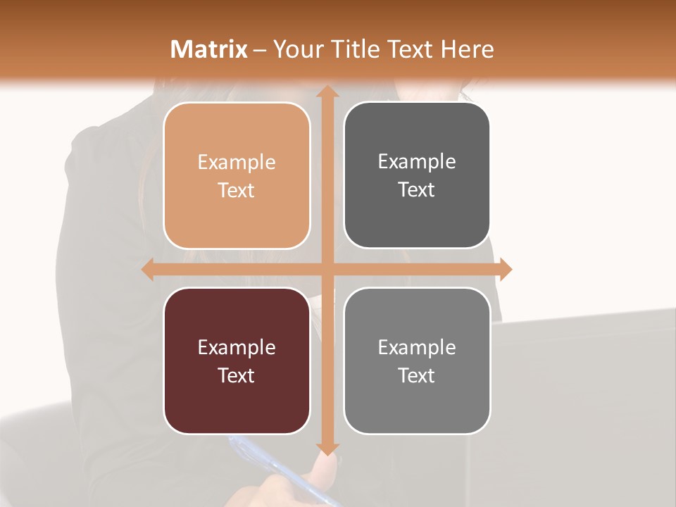 Suit Laptop Business PowerPoint Template