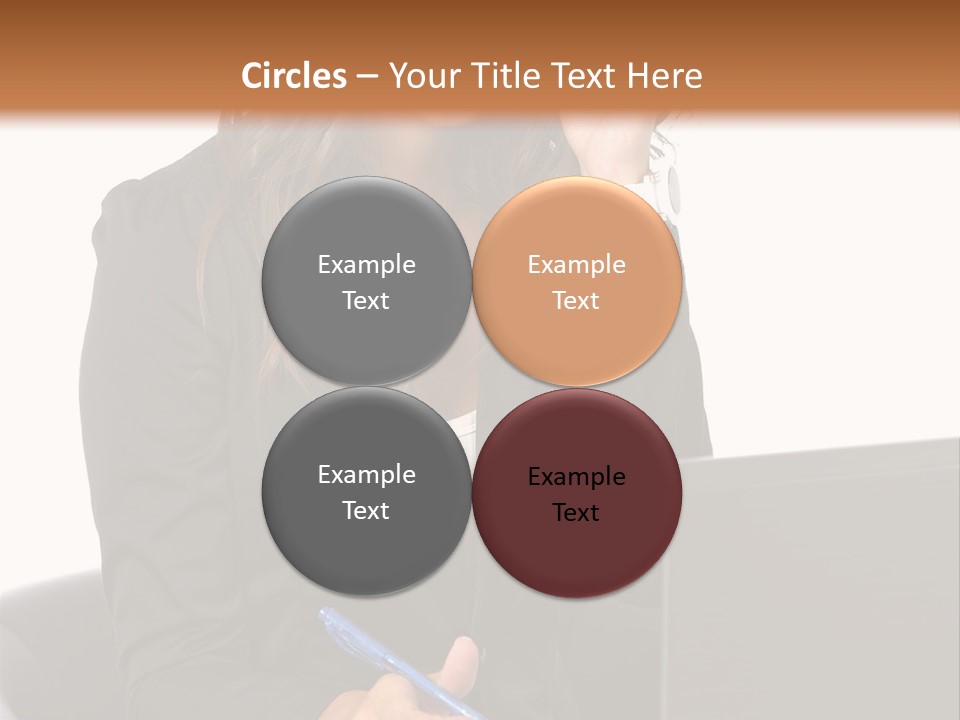 Suit Laptop Business PowerPoint Template