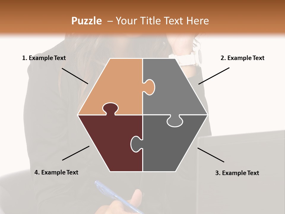 Suit Laptop Business PowerPoint Template